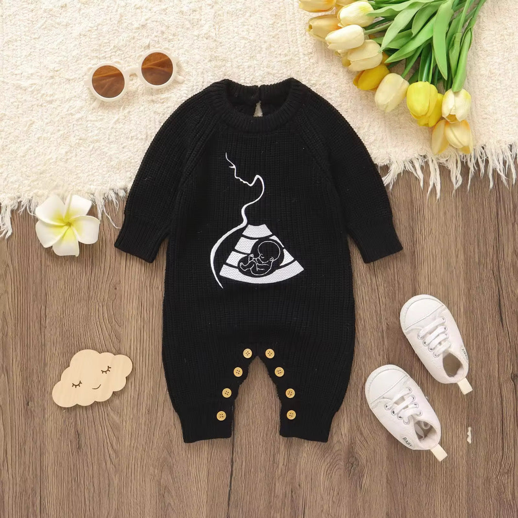 Knitted Footless Babygrow